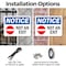 Signmission Exit Sign, Plastic, 14 in W, 10 in H, Not An Exit OS-2PACK-NS-P-1014-L-15164 - alternate 2